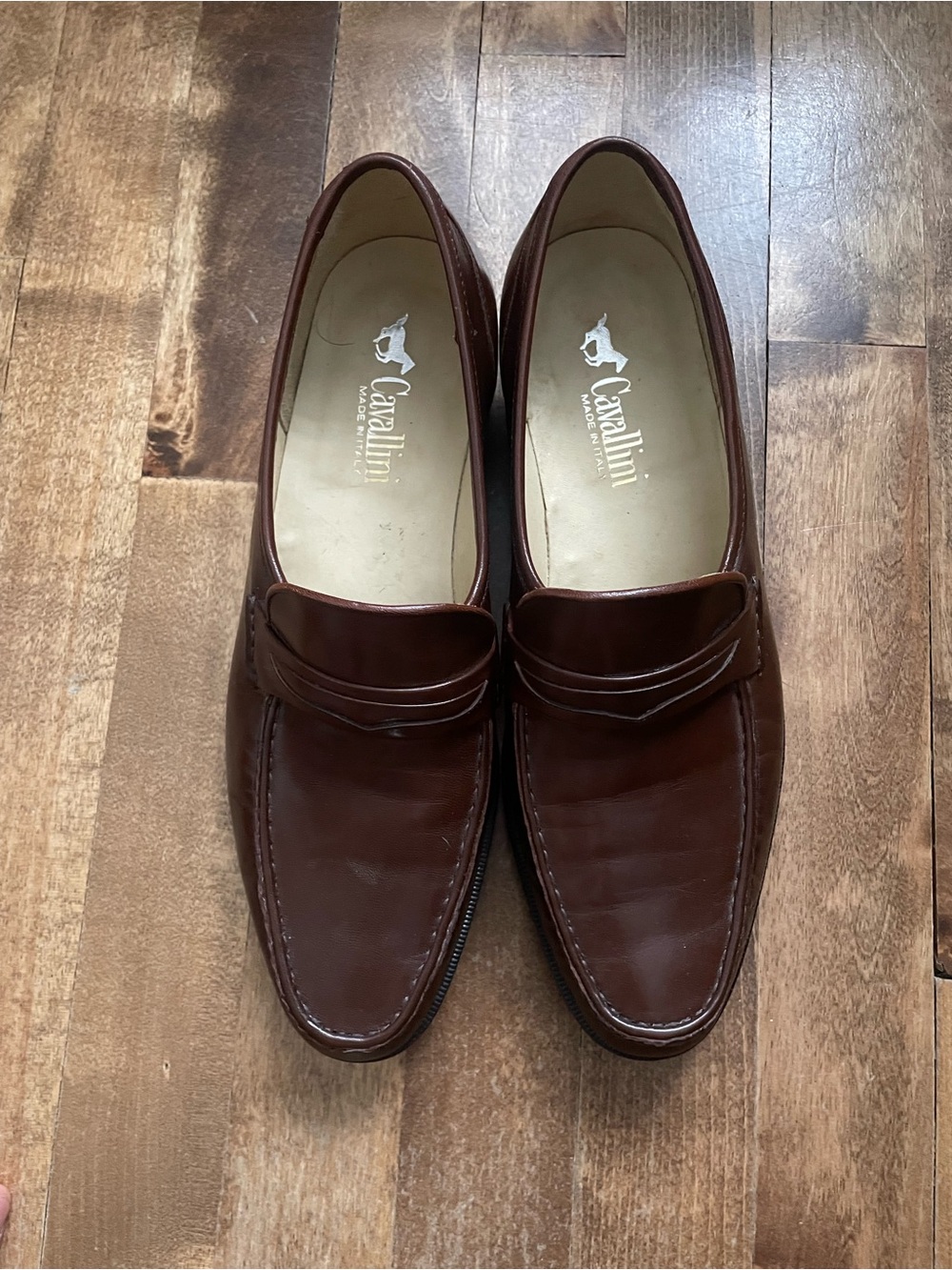 Cavallini medium brown leather loafers 8 - Picture 7 of 8